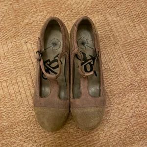 OTBT Two-toned Brown Wedge Shoes Sz. 9M